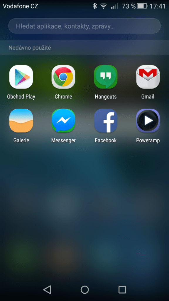 Huawei P8 Lite hledání