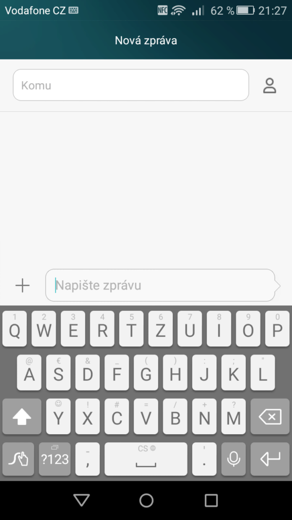 Huawei P8 Lite klávesnice