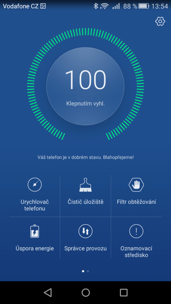 Huawei P8 Lite správce