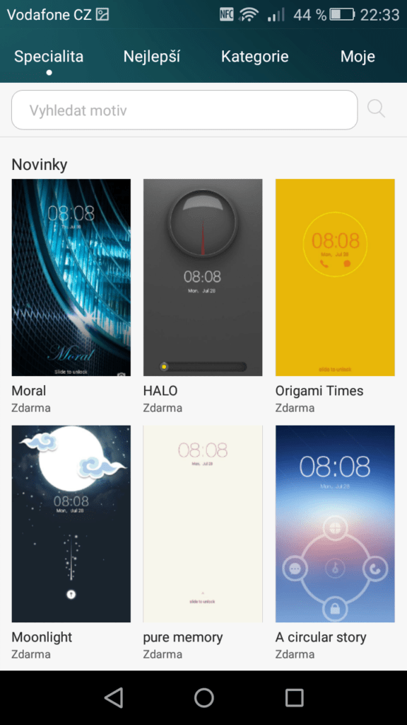 Huawei P8 Lite témata 2