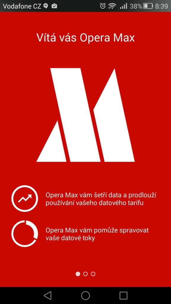 Opera Max úspora dat 1