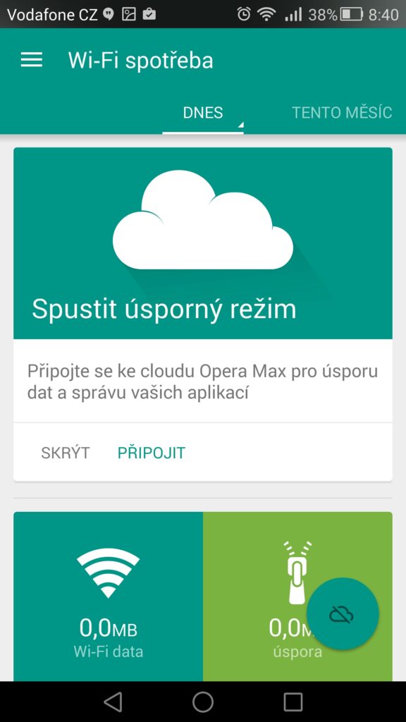 Opera Max úspora dat 3