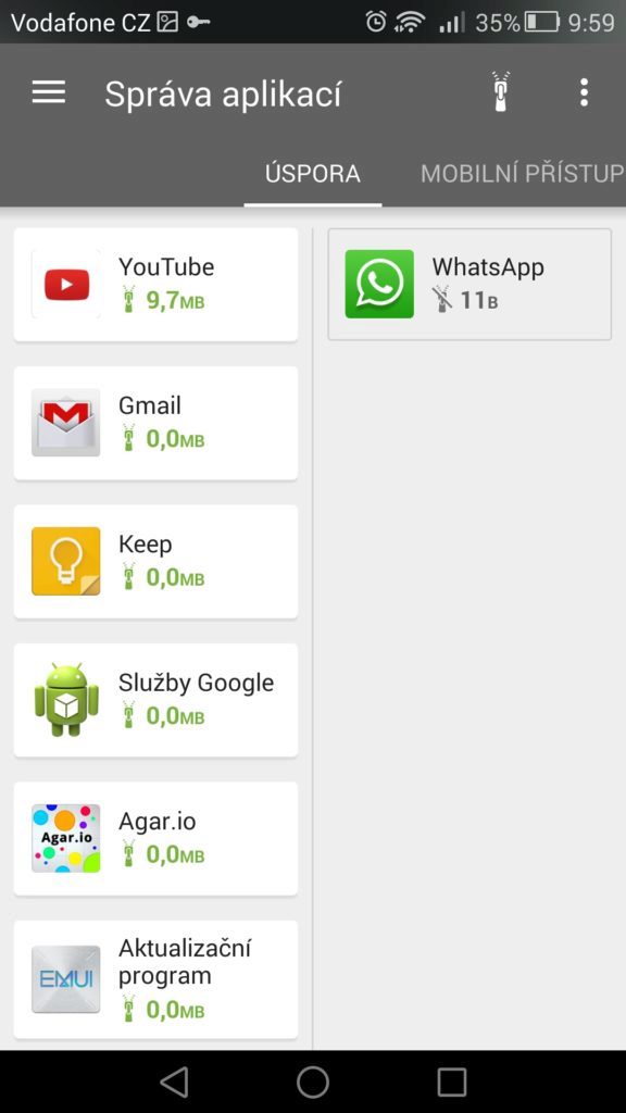 Opera Max úspora dat 7