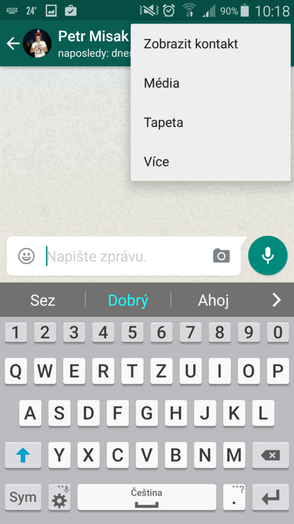 Whatsapp vzhled 1