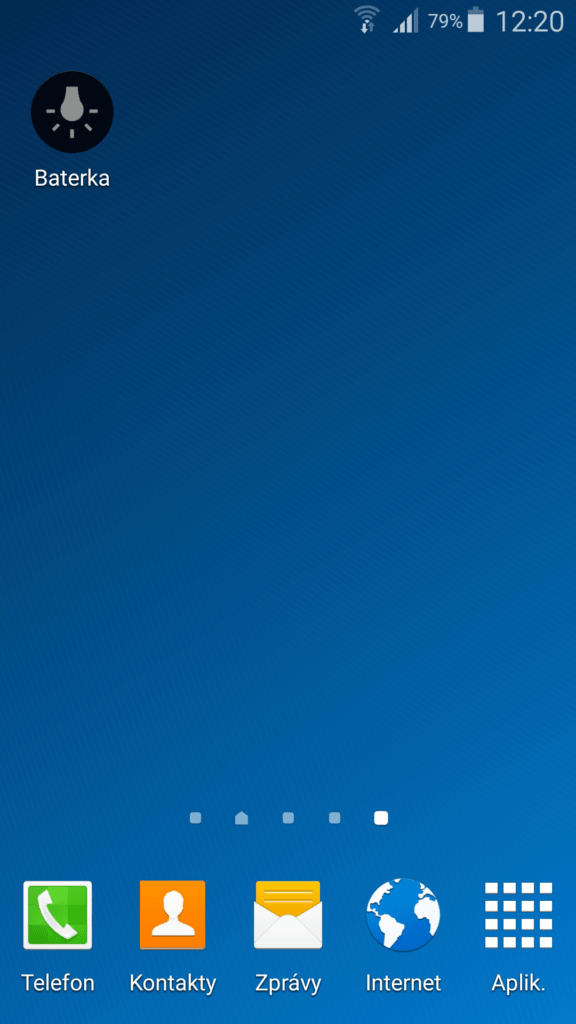 Widget svítilna 1