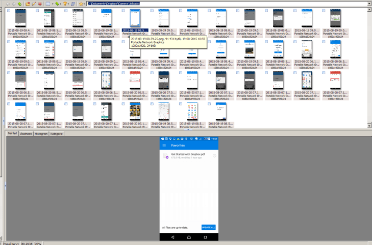 S programem Dropbox se vám všechny fotky automaticky nahrají do počítače