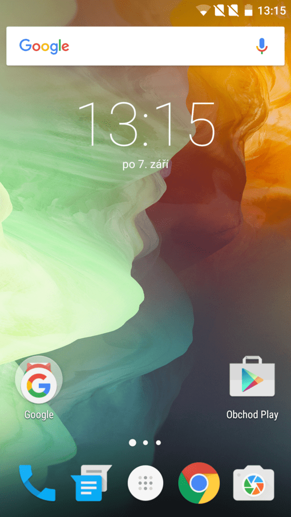 OnePlus 2 Prostředí systému domovská obrazovka
