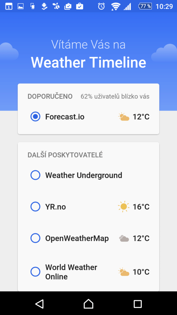 Weather Timeline - Forecast