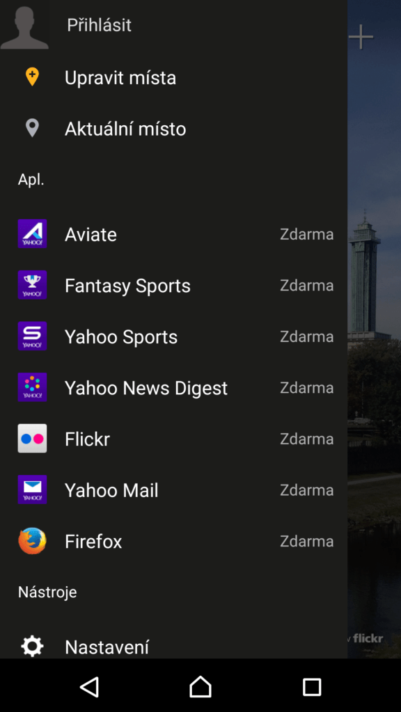 Yahoo Počasí