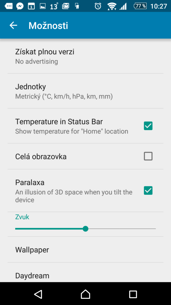 YoWindow Počasí