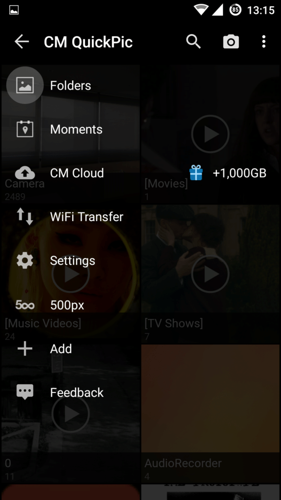 Nabídka +1000 GB prostoru
