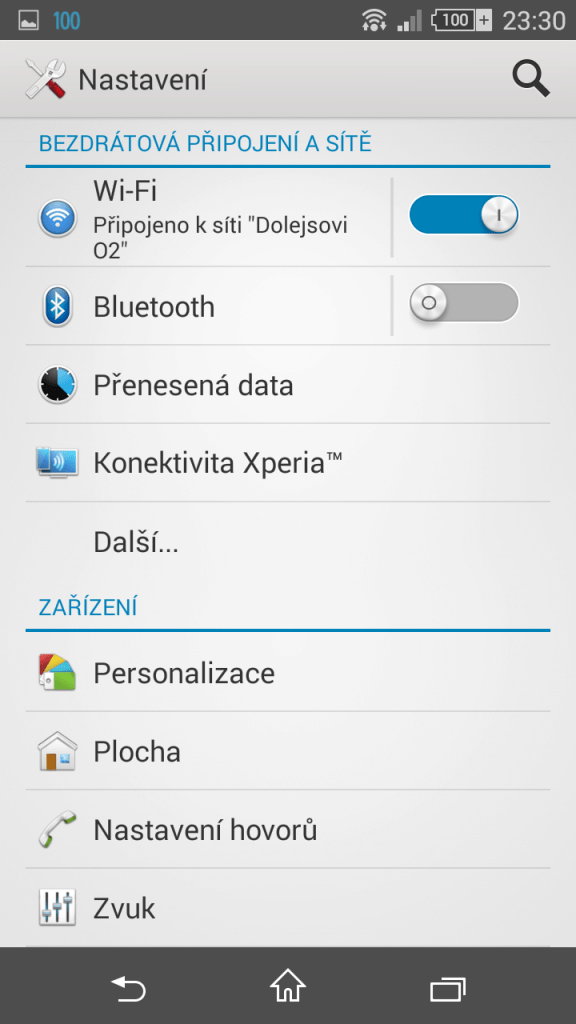 sony xperia z3 compact prostredi systemu android 4 4 4 6