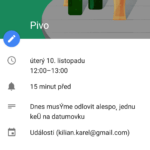 Ilustrační obrázky v Kalendáři Google