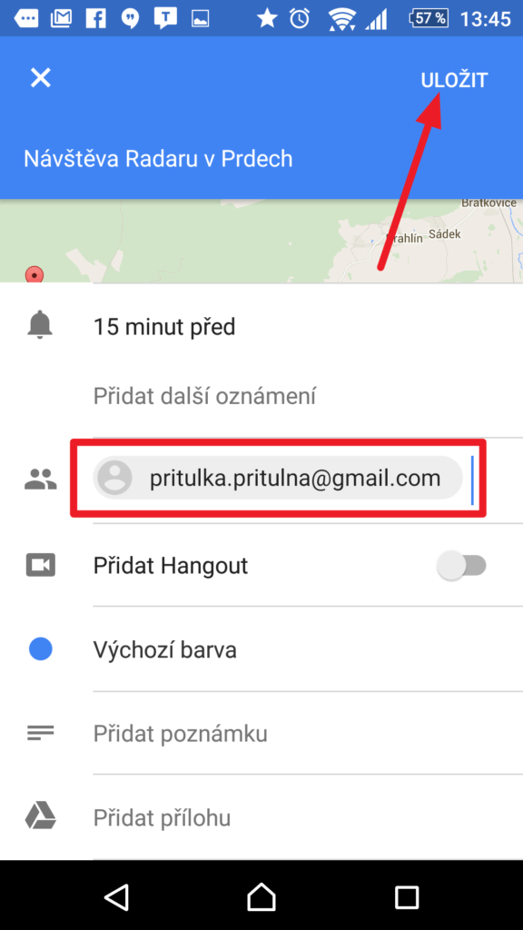 Pozvání partnerky