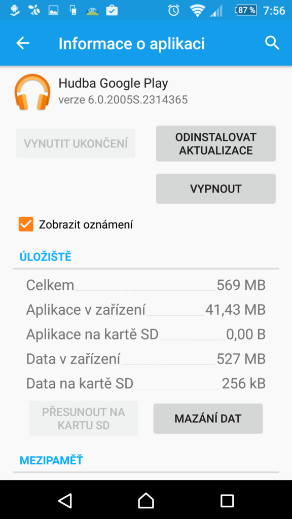 Ukončování aplikace