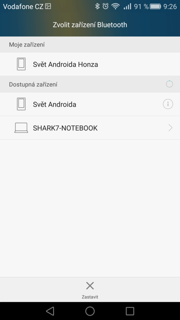 Android pro začátečníky Bluetooth 9