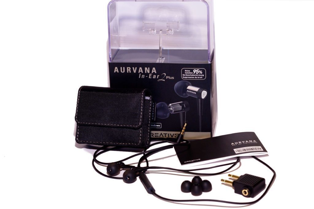 Creative Aurvana In Ear 2 plus balení obsah