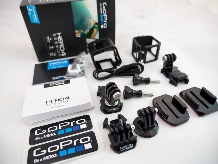 GoPro Hero4 Session obsah baleni