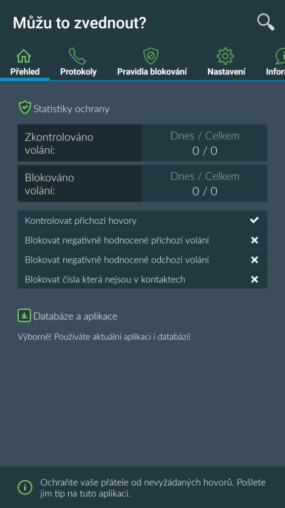 Mužu to zvednout antispam statistika