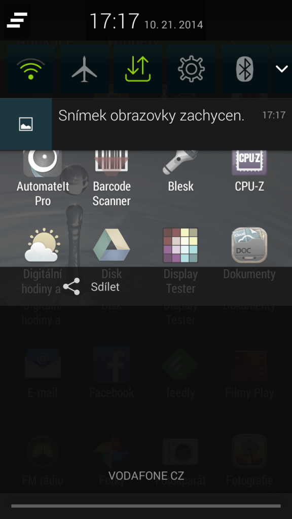 acer liquid e700 prostredi systemu android 4 4 2 5