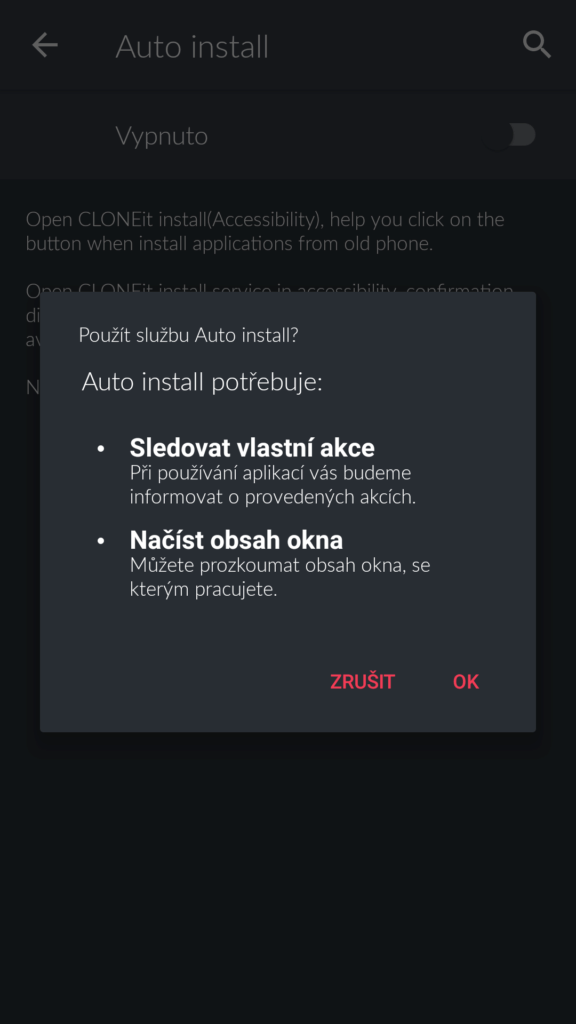 cloneit přenos dat4