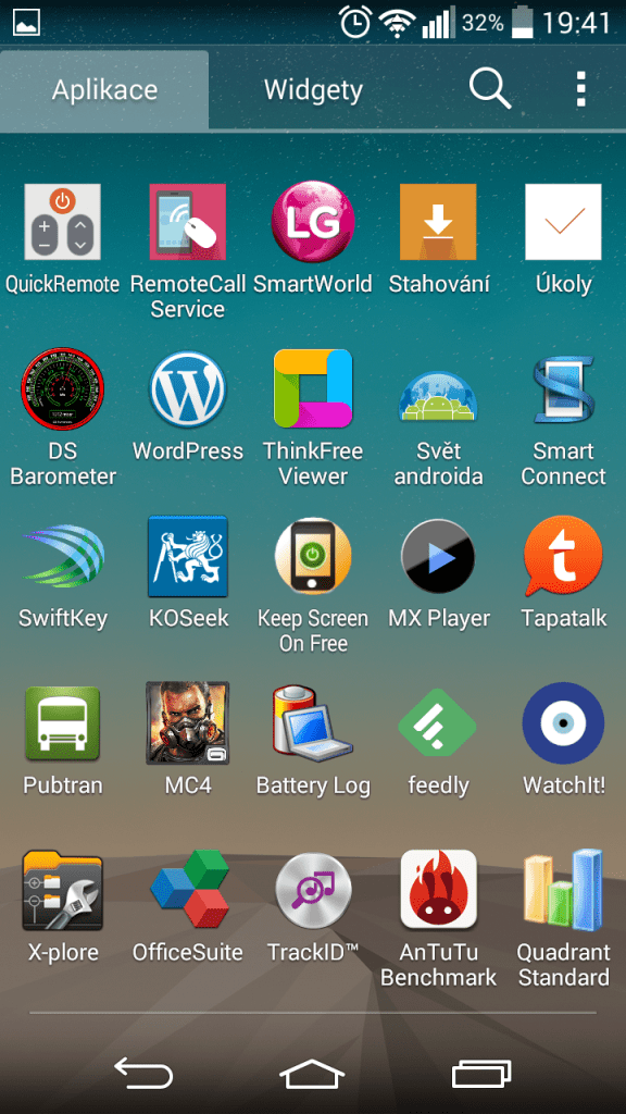 lg g3s prostredi systemu android 4