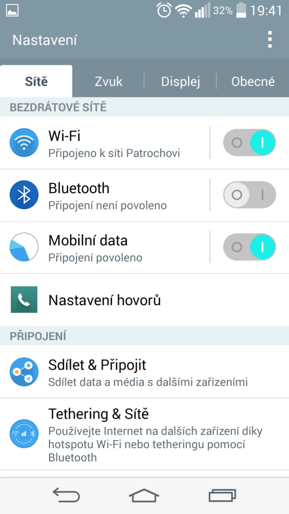 lg g3s prostredi systemu android 6