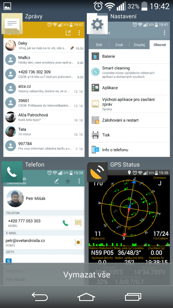 lg g3s prostredi systemu android 9