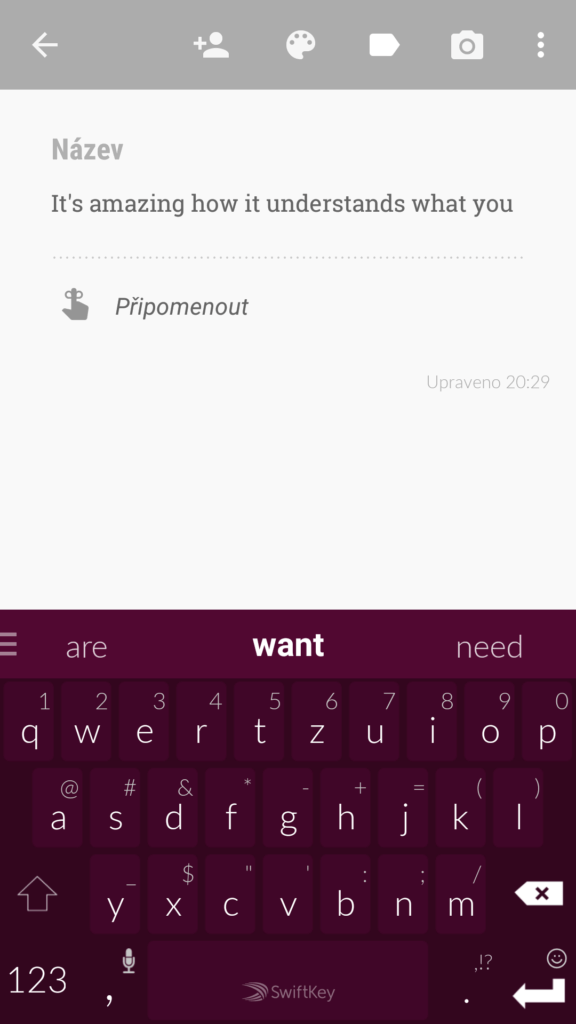 swiftkey neural alpha