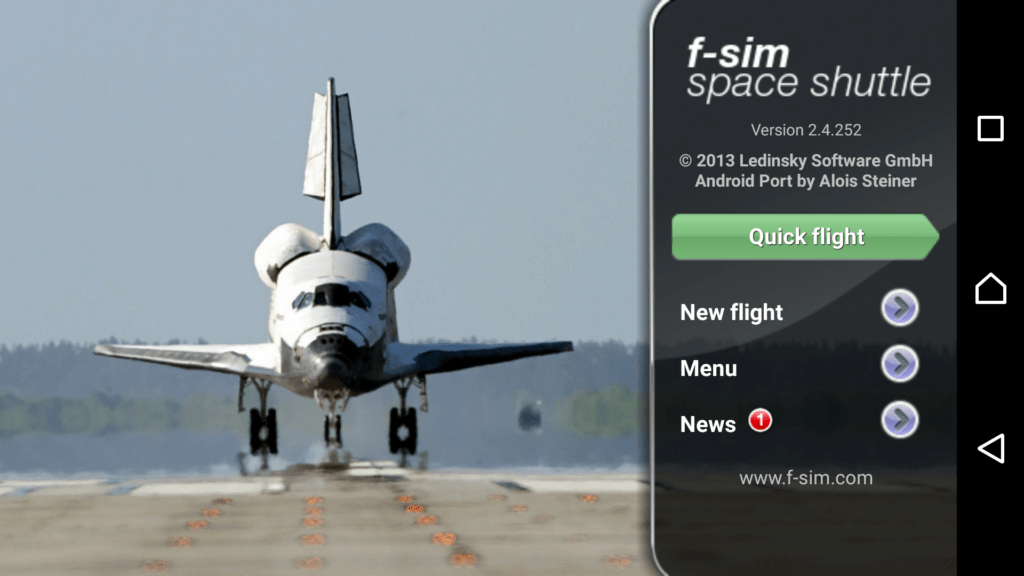 F-Sim Space Shuttle