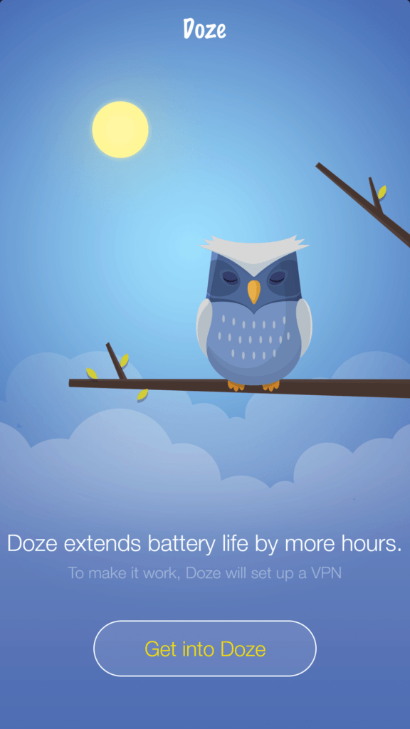 Aplikace doze baterie 2