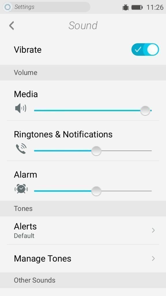 Firefox OS nastavení 1