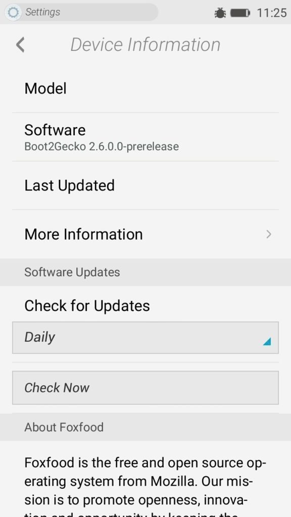 Firefox OS nastavení 4