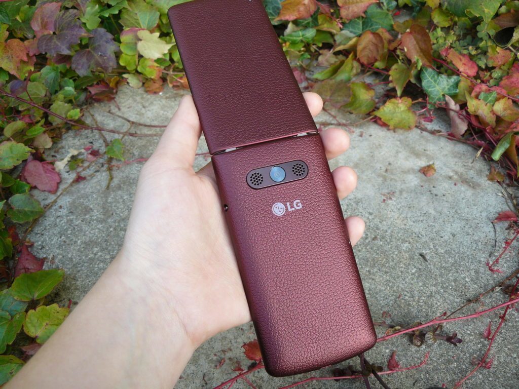 LG Wine Smart v ruce zezadu