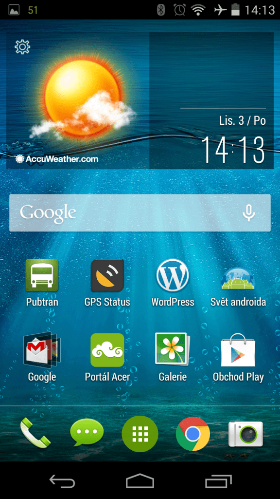 acer liquid jade prostredi systemu android 4 4 2 3