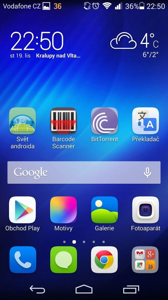 honor 6 prostredi systemu android 4 4 2 1