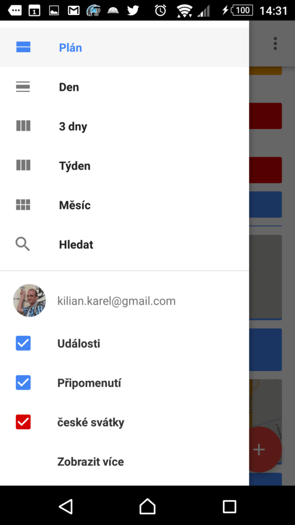 Kalendář Google