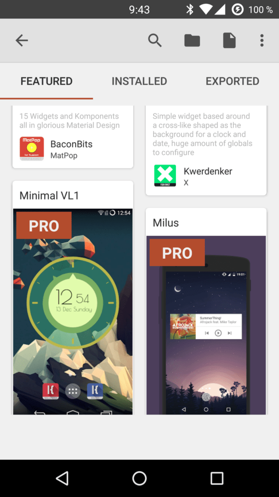 KWGT tvorba vlastních widgetů 5