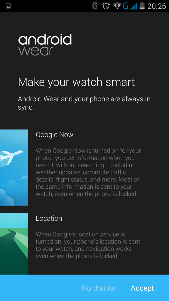 LG G Watch R párování s telefonem 3