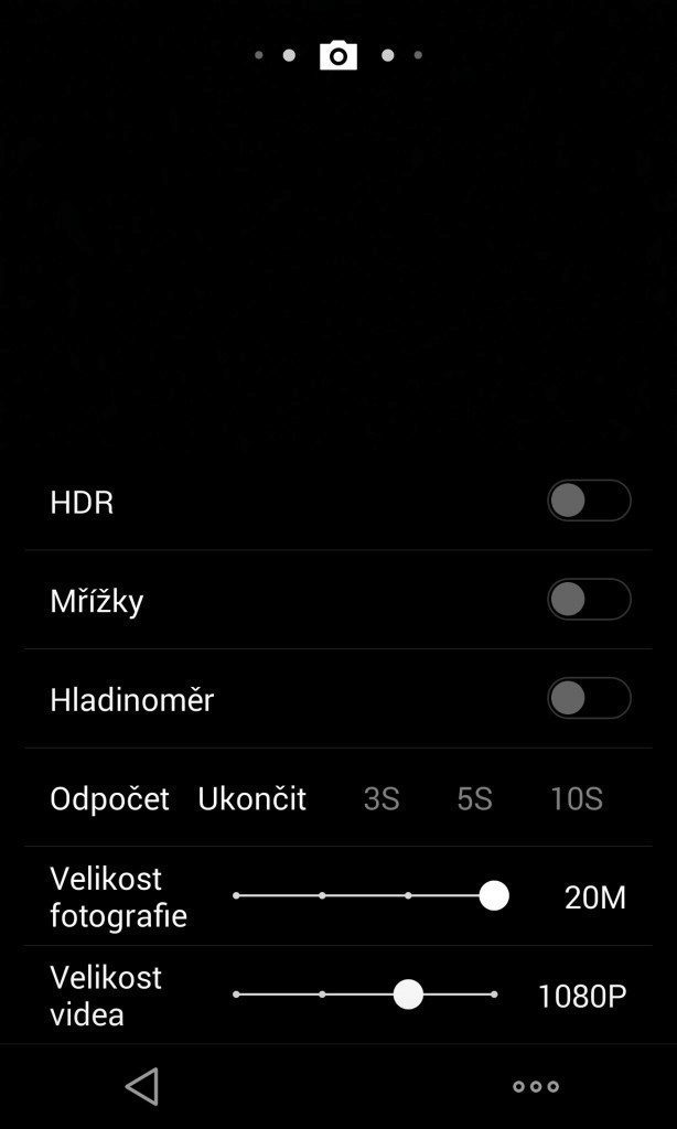 Meizu MX4 aplikace fotoaparátu 4