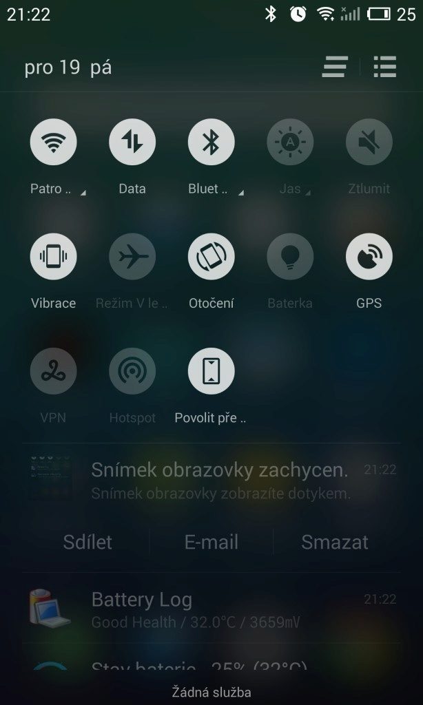 Meizu MX4 prostředí systému Flyme OS 4 6