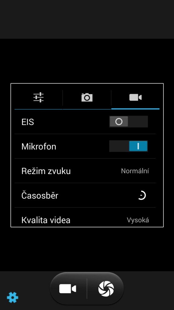 Prestigio Grace aplikace fotoaparátu 1