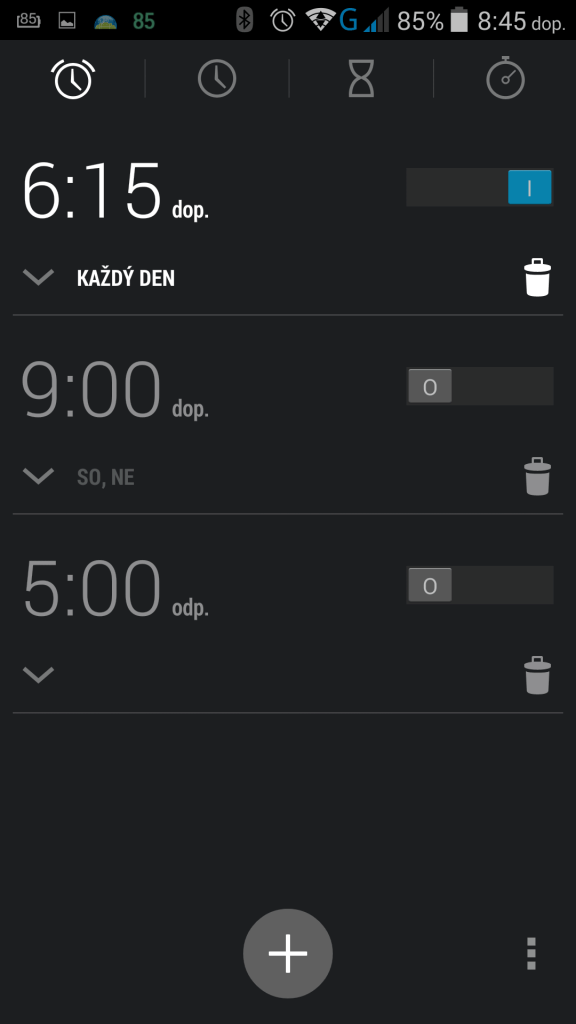 Prestigio Grace prostředí systému Android 4.4.2 10