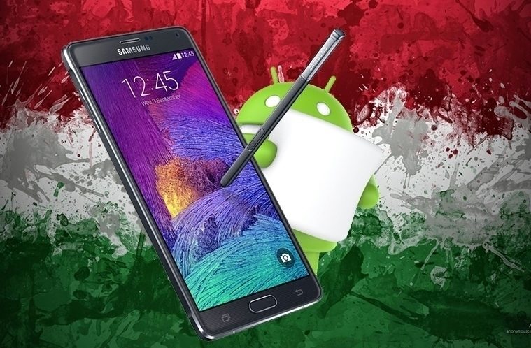 Samsung Galaxy Note 4 Maďarsko aktualizuje náhleďák
