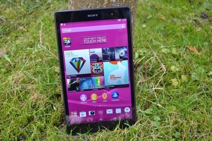 Sony Xperia Z3 Tablet Compact - konstrukce