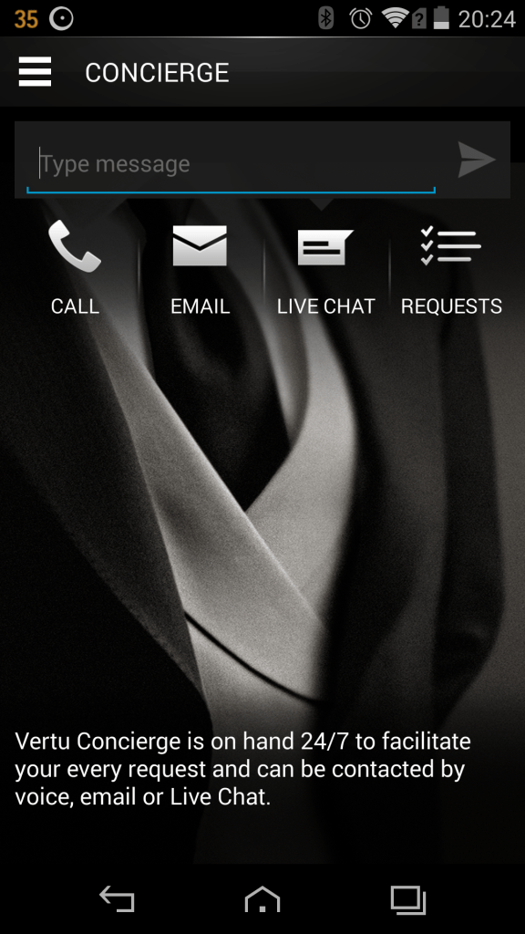 Vertu Aster Concierge 3