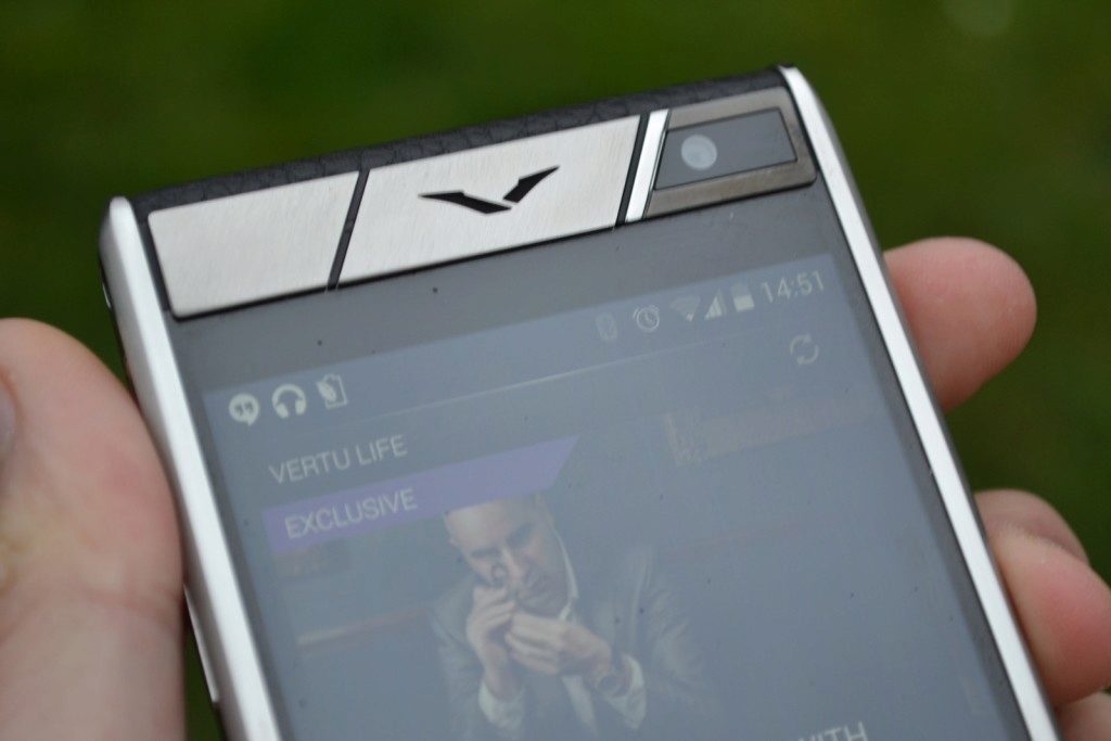 Vertu Aster objektiv kamerky senzory reproduktor led