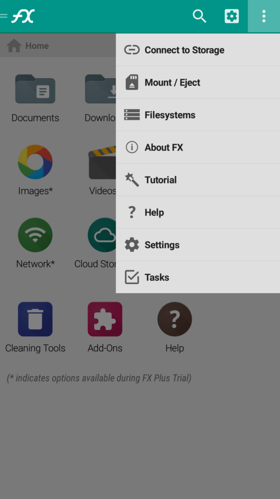 es cabinet fx solid file manager android správce 4