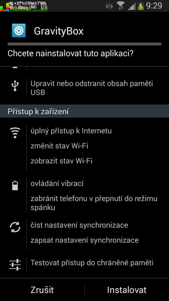 Instalace modulu