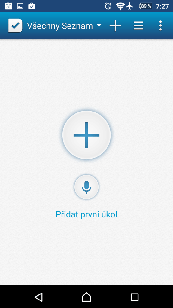 Seznam úkolů